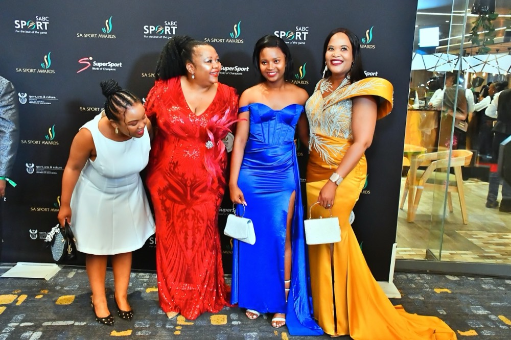 Guests celebrating at the SA Sport Awards